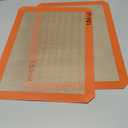 Silicone Baking Mat - Best German Silicone - Non Slip Silicone Baking Sheet, Non Stick Reusable Silicone Mats for Baking, Oven Liner, Counter Mat - Half Sheet Baking Mat, Set of 2