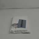 White Ruffle Curtains 96 Inches Long for Bedroom Living Room Rod Pocket Light Filtering Romantic Victorian Ruffle Curtains for Girls Room Basement Window Privacy Rural Decor, 2 Panels, 52x96