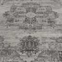 RUUGME Washable 9x12 Area Rugs - Large Rugs for Living Room Stain Resistant Carpet Vintage Rugs for Bedroom with Non Slip Backing Home Decor Floor Decoration Mat (9x12 Grey)