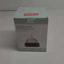 Glass Dome Essential Oil Diffuser with Glass Reservoir & Wood Base-Plastic Free, 200ml Ultrasonic Diffuser for Aromatherapy with Timer 7 Color Light Auto-Off for Gift Home Office Yoga Dark Brown