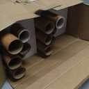 KAMANINA 2 Pack Wood Curtain Rods for Windows 48 to 84 Inch(4-7ft), 1 Inch Adjustable Drapery Rod, Decorative Heavy Duty Curtain Rods with Leaf Pattern Finials, Wood Grain