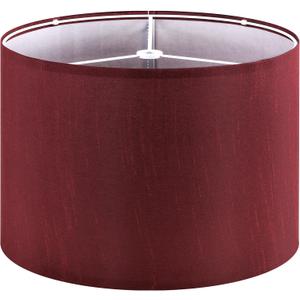 GOSO Large Burgundy Lamp Shade Set 1, 16"x10" Spider Fitter,Replacement Lampshade for Floor Lamps,Victoria Natural Shade for Side Table Lamps Bedroom-Simple Assembly (Harp and Finials Not Included)