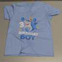 Kids 3rd Birthday Boy Shark Ocean Theme Party 3 Years Old Toddler T-Shirt