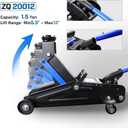 Low Profile Floor Jack 1.5 Ton (3000 lbs), Heavy Duty Hydraulic Car Jack with Storage Case, Single Piston Quick Lift Pump, 135-305mm (5.3"-12") Lifting Range1.5T with case