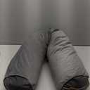 Long Pillow for Bed Round Bolster Pillow for Adults, Body Pillow for Sleeping, Ergonomic Support,39.37 x 7.87 Inches, Steel Gray