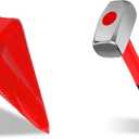 3.5 lb Felled Manual Log Splitter Wedge with 2.5 lb Hammer Diamond Wedge 4 Direction Splitting Wood Splitter for Tree Felling, Wood Chopping, Gardening, Camping, and Outdoors