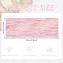 Pink Cheesecloth Table Runner 20 x120 Inch - 10FT Boho Rustic Gauze Cheese Cloth Table Runner for Wedding, Anniversary, Baby Shower, Easter, Spring Home Decor (12pack)