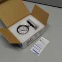 SENCTRL 0-100 Psi Gas Pressure Test Gauge, 2" Dial Size, 3/4" FNPT Connection, Brass Valve, Chrome Plated Steel Body Assembly