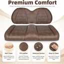 Roykaw Luxury Golf Cart Front Seat Cushion, Include Bottom & Backrest Style Name: Fits Club Car Precedent/Tempo/Onward