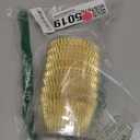 Gifbera Gold Foil Jumbo Cupcake Liners Metallic Large Muffin Baking Cups, 160-Count