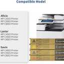 Compatible Cyan Toner Cartridge Replacement for Ricoh IM C3000 C3500 C4500 C6000 C2000 C2500, MP C4503 C6003 C5503 C3503 C3003 C2003 C2503, MP C4504 C6004 C3004 C3504, 841850 (Cyan, 1-Pack)
