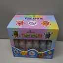 24 Colors Tie Dye Kit, Tie Dye Set for Kids, Pre-Filled Bottles, Non Toxic Permanent Fabric Dye Art Set, Easy DIY Fabric Art - Create Fun (24 Colors)