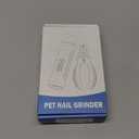 VIWIK Dog Nail Trimmers with Light, Cat Dog Nail Clippers, Dog Nail Grinder Quiet for Large Medium Small Dogs Paw & Cats Claw, Electric 2-Speed Pet Toenail Grooming Supplies, Gifts for Dog Lovers. (White+Blue)