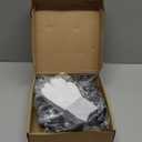 4 Inch Caster Wheels Set of 4 Heavy Duty Natural Elastic Rubber Wheels with Locking 2200Lbs Load Capacity, Silent Swivel 360 Rotation. Ideal for Industrial Carts, Trolleys, Workbenches, and Casters