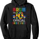 Bruh I'm Official Double Digits 10th Birthday 10 Yrs Old Boy Pullover Hoodie, Size S