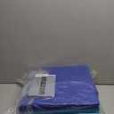 Stero Fabric Storage Cubes Bins, 13 inch Fun Colored Foldable Storage Baskets with Dual Plastic Handle for Home, Kids Room, Closet and Toys Organization, Multi Colored, Set of 6 (Cyan, Dark Blue, Blue)