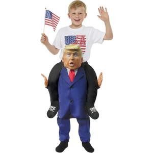 Morph Costumes Kids American President Costume Ride On Halloween Piggyback Costume, One Size