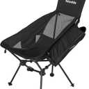 Naturehike Ultralight Camping Chair, Portable Backpacking Chair with Storage Bag, Lightweight Compact Collapsible Camp Chair