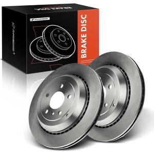 A-Premium 12.99 inch (330mm) Rear Vented Disc Brake Rotors Compatible with Select Mercedes-Benz Models - R320, R500, R350, G55 AMG, GL320, GL350, GL450, GL550, ML320, ML350, ML450, ML500, 2-PC Set