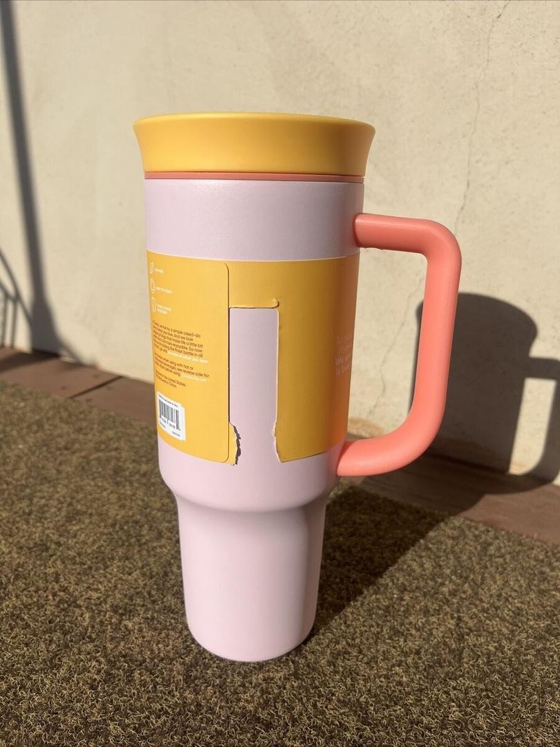 DI OWALA SS TRAVEL TUMBLER PINK 40 OZ