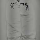 Men's Gothic Strange Printed Thermal Fleece-lined Slant Pocket Drawstring Jogger Pants
 XXL