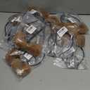 10 x Chipmunks Costumes Set,Chipmunk Ears Headband Black Round Frame Glasses,Fluffy Animal Hairband for Halloween Costume Accessories,Cosplay Party Supplies