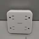 TESSAN Multi Plug Outlet Extender, Surge Protector Splitter with 4 Outlets Wall Charger, Multiple Expander for Travel, Home, College Dorm Room, Gray