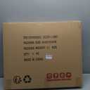 Decorative Pendulum Modern Wall Clock,Sound-Activated Glow，Non Ticking，Large Unique Wall Clocks for Living Room Corridor Kitchen Office Black and Brown，29*19