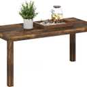 Furinno Classic Simple Coffee Table for Living Room, Amber Pine (Rectangle)