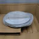 100Pcs Vintage White Charger Plates Bulk Wedding - 13" Premium Vintage White Chargers for Dinner Plates, Decorative Charger Plates for Events & Parties