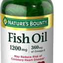 Nature's Bounty Fish Oil Omega 3 Supplements - Supports Heart Health, 1200 Mg Fish Oil, Omega-3, 200 Softgels (Pack of 1) Expiry: 01/01/28