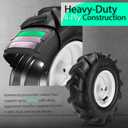 13x5.00-6" Tiller Tires and Wheels, (2-Pack 1" Axle Bore, 3-1/8" Centered Hub) 13x5.00-6" Tiller Tires Replacement for Craftsman & Troy-Bilt Garden Tractors, Tillers & Trenchers