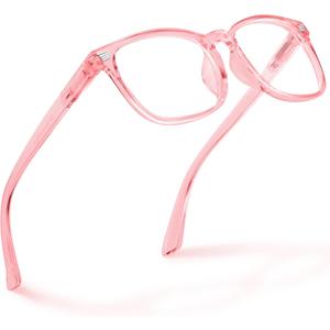 CCVOO Reading Glasses for Women/Men, Eyeglasses, Blue Light Readers for Women/Men, Computer Eye Glasses, Cheaters (Pink)