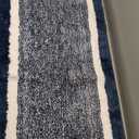 OLANLY Bathroom Rugs 70x24, Extra Soft and Absorbent Microfiber Bath Mat, Non-Slip, Machine Washable, Quick Dry Shaggy Bath Carpet, Suitable for Bathroom Floor, Tub, Shower (Long, Navy)