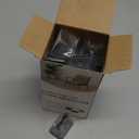 24 Pcs Chair Leg Floor Protectors Rectangle, Silicone Felt Furniture Leg Pads Caps Covers for Hardwood Floors (Fit Perimeter 3-3/4" to 4-7/8") (Clear)