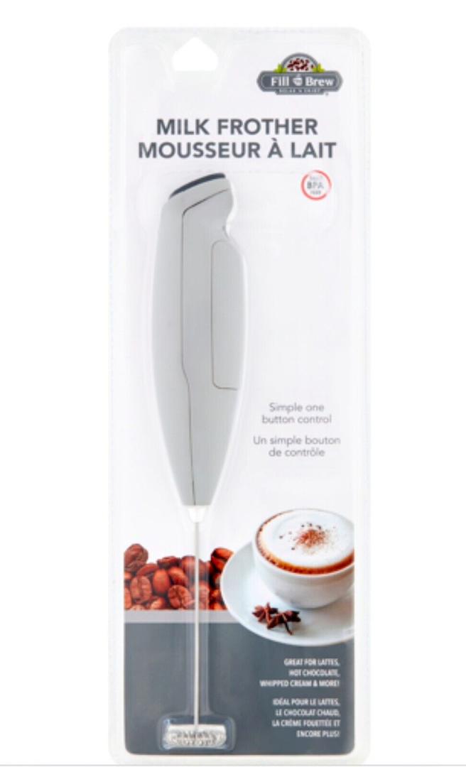 Jacent Battery Operated Handheld Milk Frother, 1 Pack, Mix Foamy Cocktails, Whip Up Sauces And Salad Dressings, Make Whipped Cream, Breakfast Omelets