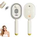 2026 Upgraded Electric Steam Brush for Hair,Electric Spray Air Cushion Massage Comb,Rechargeable,Smooth & Nourish, Detangling&Anti-Static