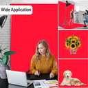 Red Photography Backdrop for Photoshoot, Photo Backdrop Curtain, Perfect Red Backdrops for Party Portrait Photoshoots Video Studio 8FTx10FT