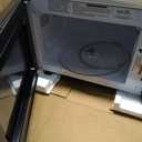 Emerson MW7302B Compact Countertop Microwave Oven with Touch Control, LED Display, 700W, 10 Power Levels, 6 Auto Menus, Glass Turntable and Child Safe Lock, 0.7 Cu., Ft. Black