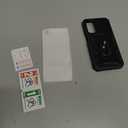 for Redmi Note 11E/Redmi10 5G/11 Prime 5G Case with Tempered Glass Screen Protector and Slide Camera Cover, Magnetic Ring Car Mount Holder Protective Cover for Xiaomi Redmi Note 11E Black