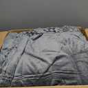 BEDELITE Fluffy Full Size Comforter Set - Dark Grey Fleece Soft Comforter for Full Size Bed, Luxury Warm Bedding Set for Winter, Fuzzy Bed Set 3 Pieces (1 Comforter, 2 Pillowcases)