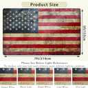 Vintage American Flag Area Rugs 5x7 Washable Area Rugs for Living Room Throw Large Bedroom Kitchen Rug Non-Slip Low-Plie Entryway Rug Floor Mat Carpet for Dining Laundry Room Office