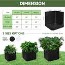 Metal Planter Box-26 L X26 W X26 H-Steel Planters for Outdoor Plants, Large Square Planter Box, Heavy Duty Black Metal Planter Pot for Patio, Deck, Garden, Yard, Drainage Holes, Easy Assembly