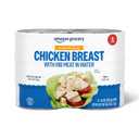Amazon Grocery, Premium Chunk Chicken Breast, 10 Oz (Pack of 6), BB 10/23/2027