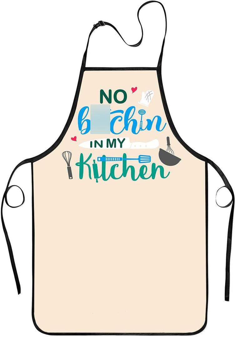 Xmeden Kitchen Apron for Mom, Apron Gifts for Women Husband Wife Friends, Kitchen Chef Aprons with 2 Pockets
