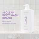 Native Body Wash for Women & Men, Lilac & White Tea, 36 oz Pump Bottle, Sulfate-Free & Gentle