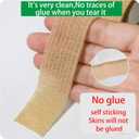 2 x Chair Leg Floor Protectors,8 Rolls Felt Pads,Furniture Pads For Hardwood Floors,Self- Adherent for Tables and Chairs,Keeps Furniture Quiet When Moving (Black, 8)