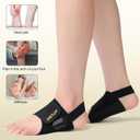 Arch Support Inserts for Plantar Fasciitis Relief, Upgrade Unisex Adjustable Arch Support Bands with Buil-in Orthotics, Foot Arch Support for Pain Relief with Gel Pads