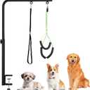 Dog Grooming Arm with Heavy-Duty Clamp, 29" Height Pet Grooming Table Arm for Dogs, Grooming Restraint for Nail Trimming, Haircuts, Grooming Sessions, Easy to Use on Most Grooming Tables