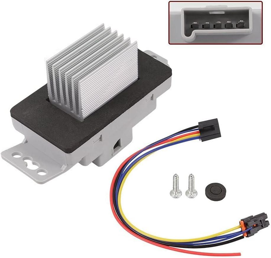 22754990 15-81727 15-81773 Blower Motor Resistor Fit for Chevy Impala 2005 2006 2007 2008 2009 2010 2011 2012 2013, Grand Prix 2004-2008,Monte Carlo 2004-2007,Allure 2005-2009,1581727 1581773